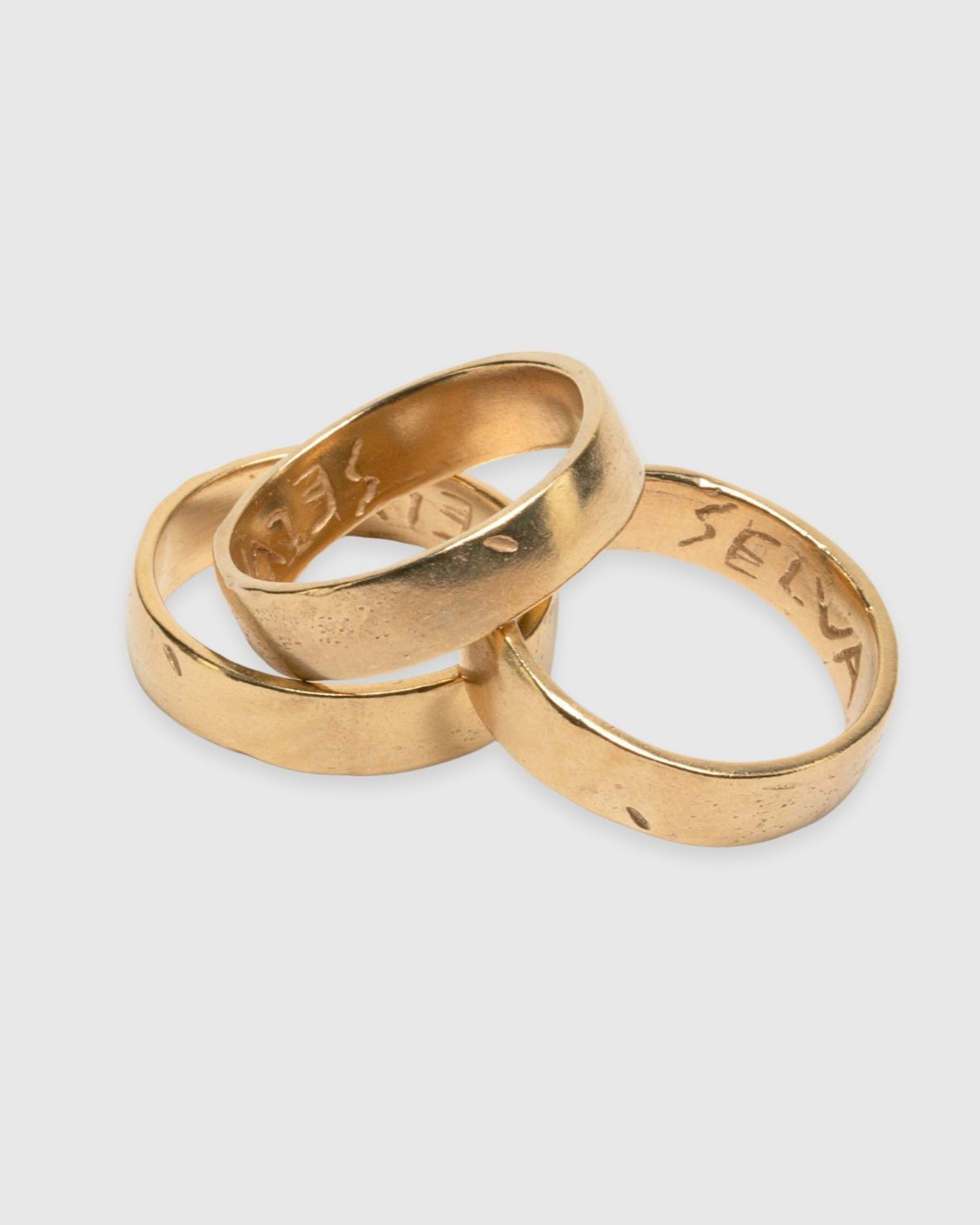 Rugged Band Ring - 14k Solid Gold