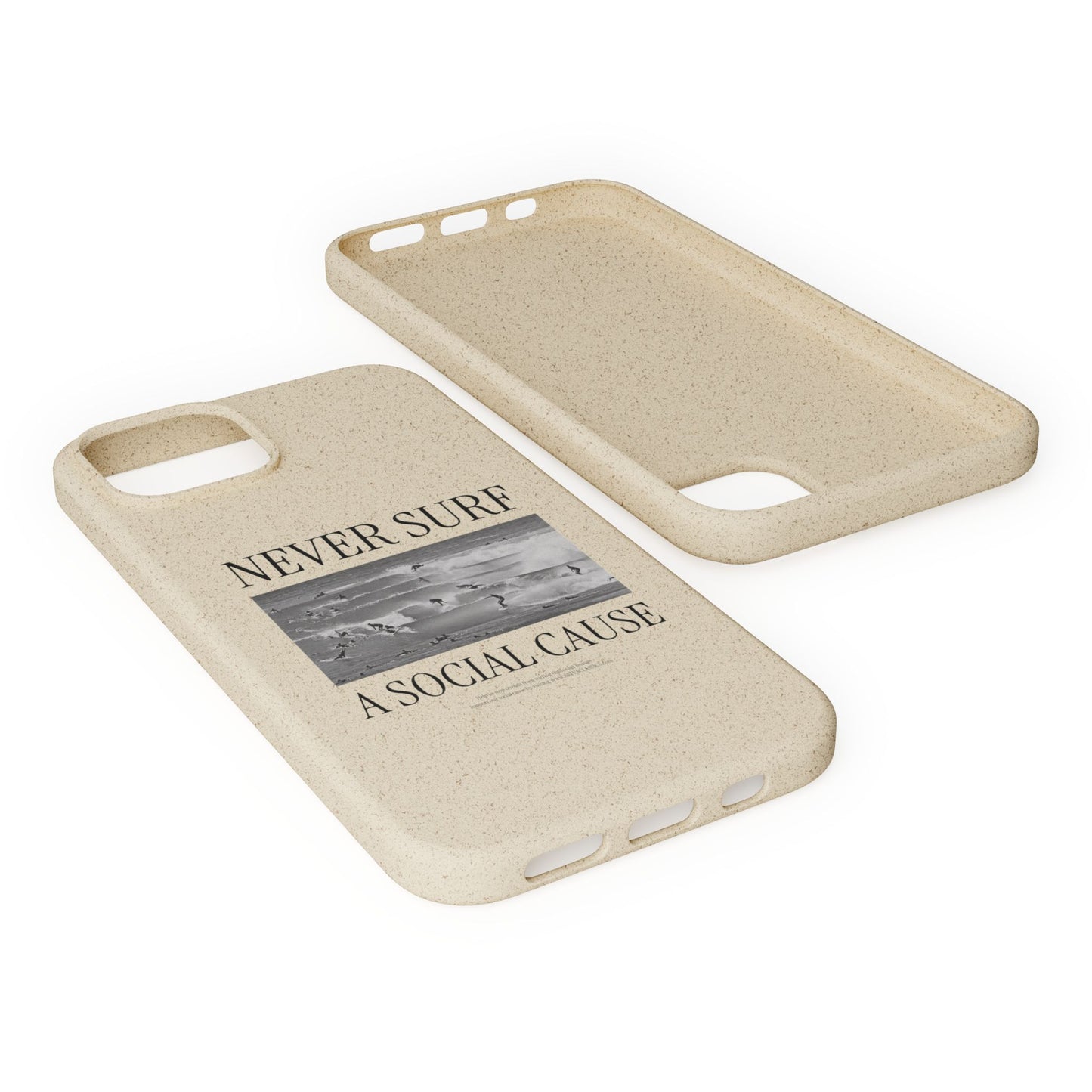NEVER SURF Biodegradable iPhone Case