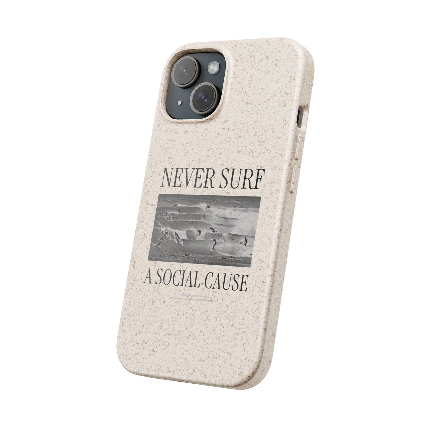 NEVER SURF Biodegradable iPhone Case