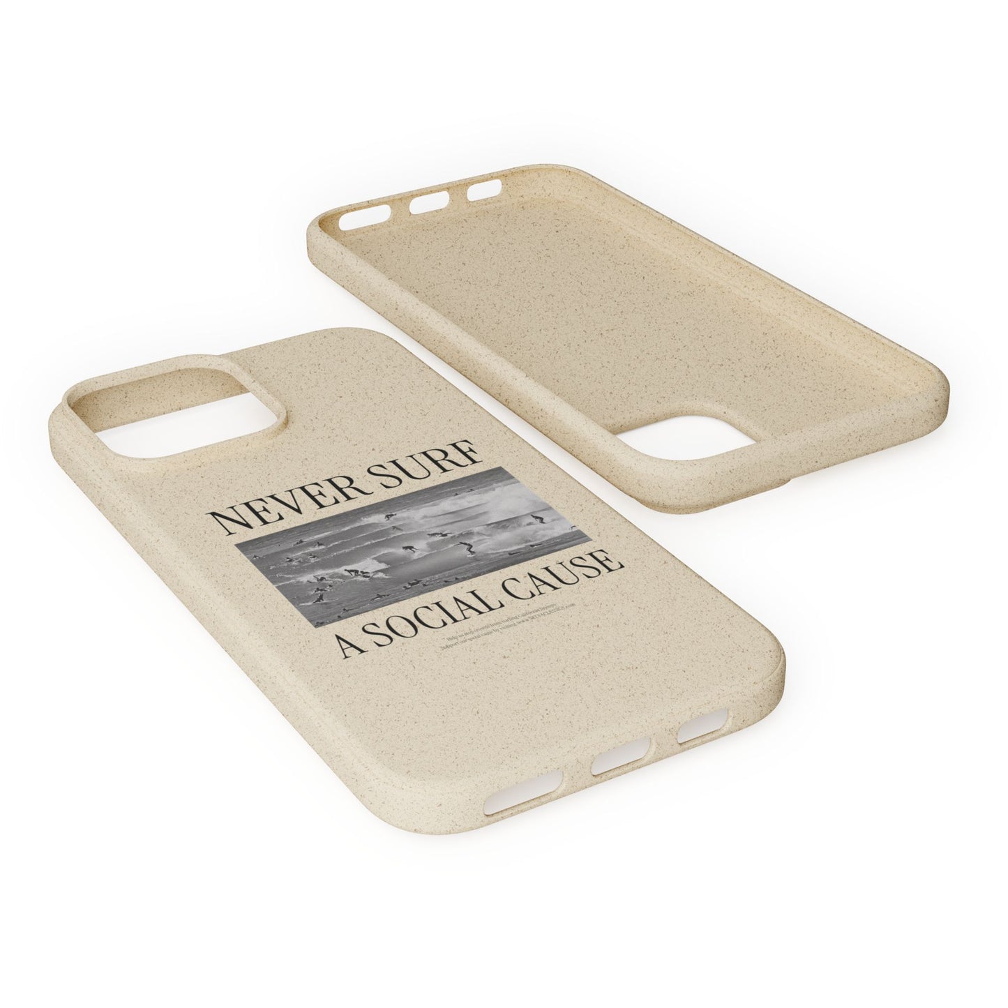NEVER SURF Biodegradable iPhone Case