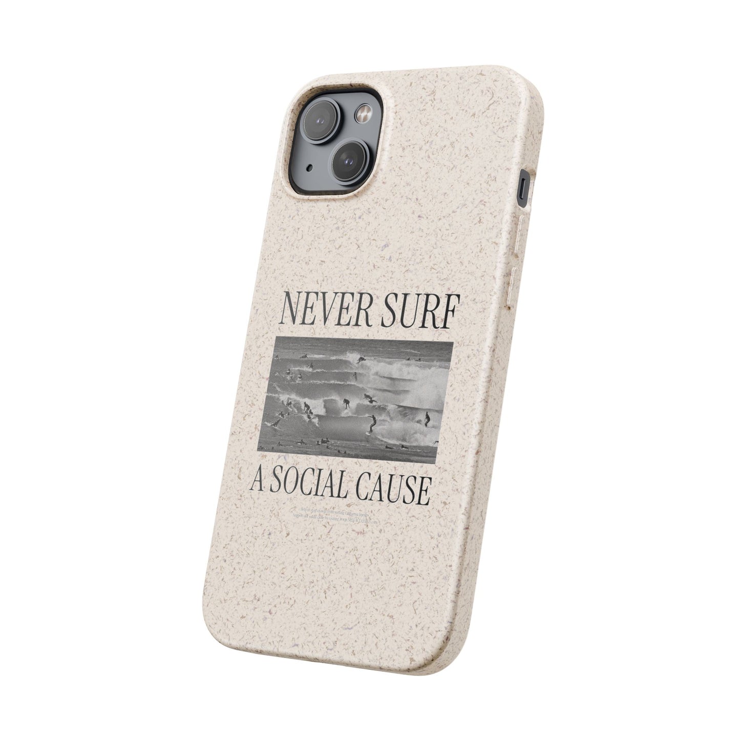 NEVER SURF Biodegradable iPhone Case