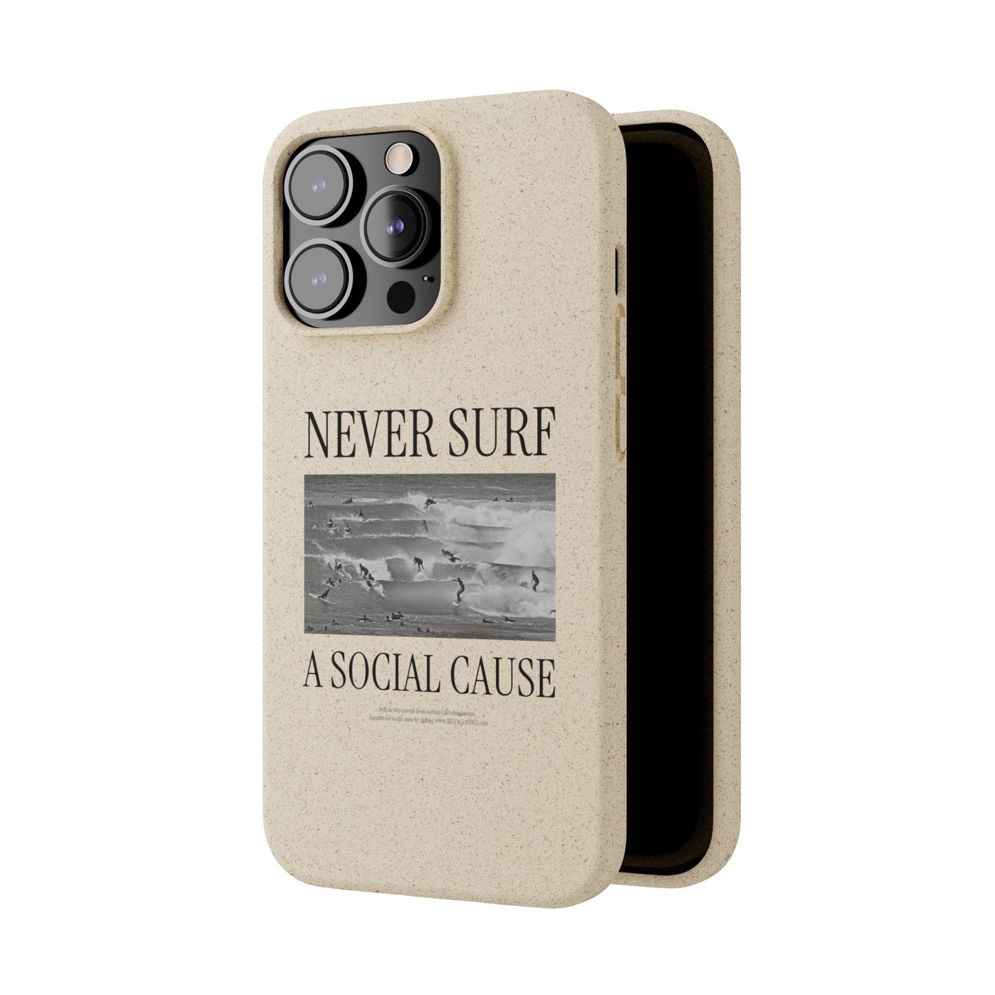 NEVER SURF Biodegradable iPhone Case