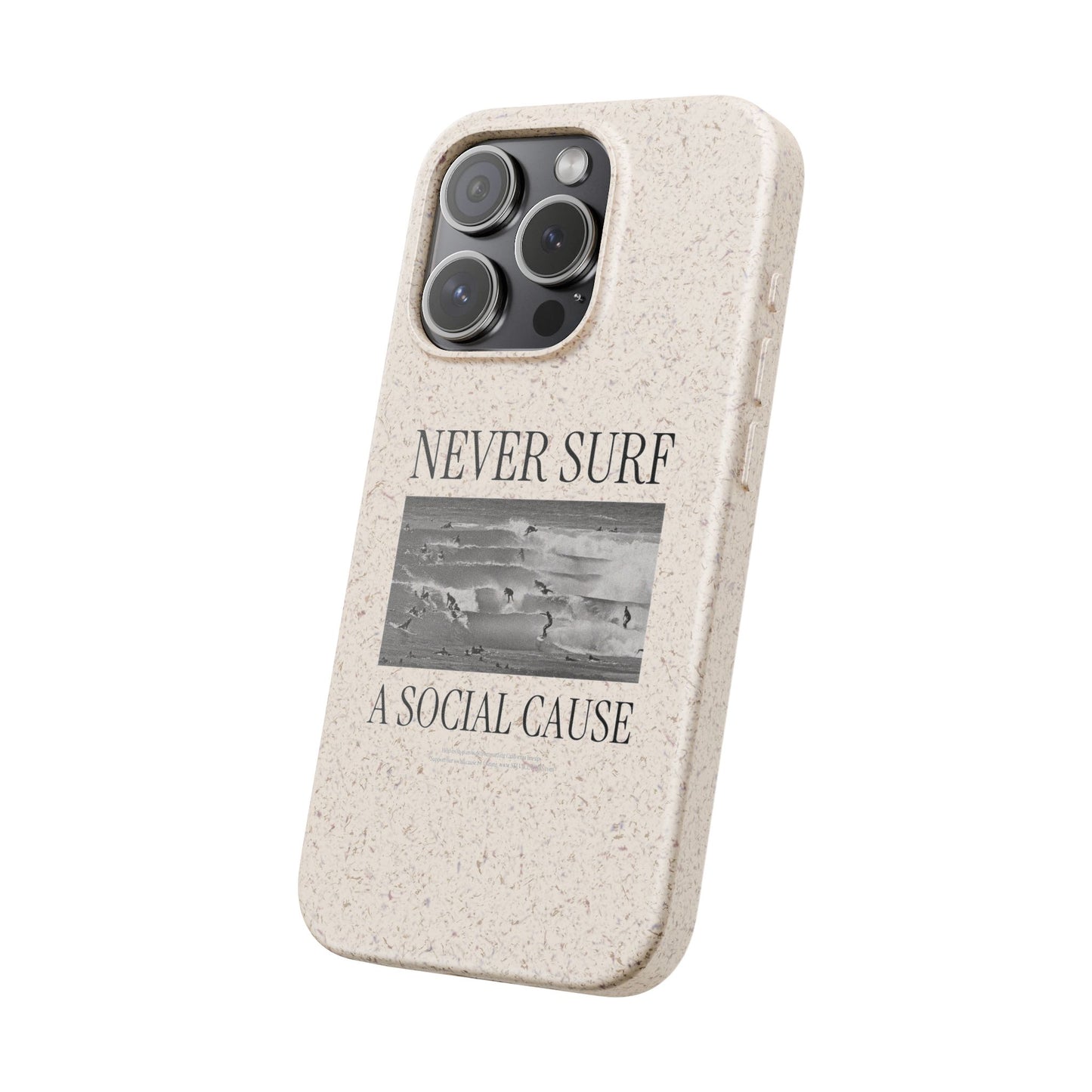 NEVER SURF Biodegradable iPhone Case