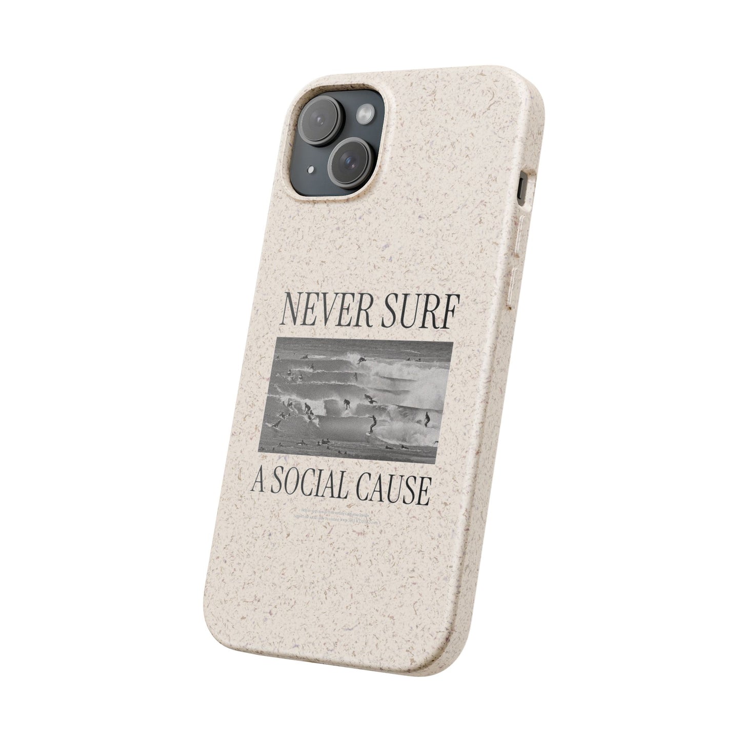 NEVER SURF Biodegradable iPhone Case