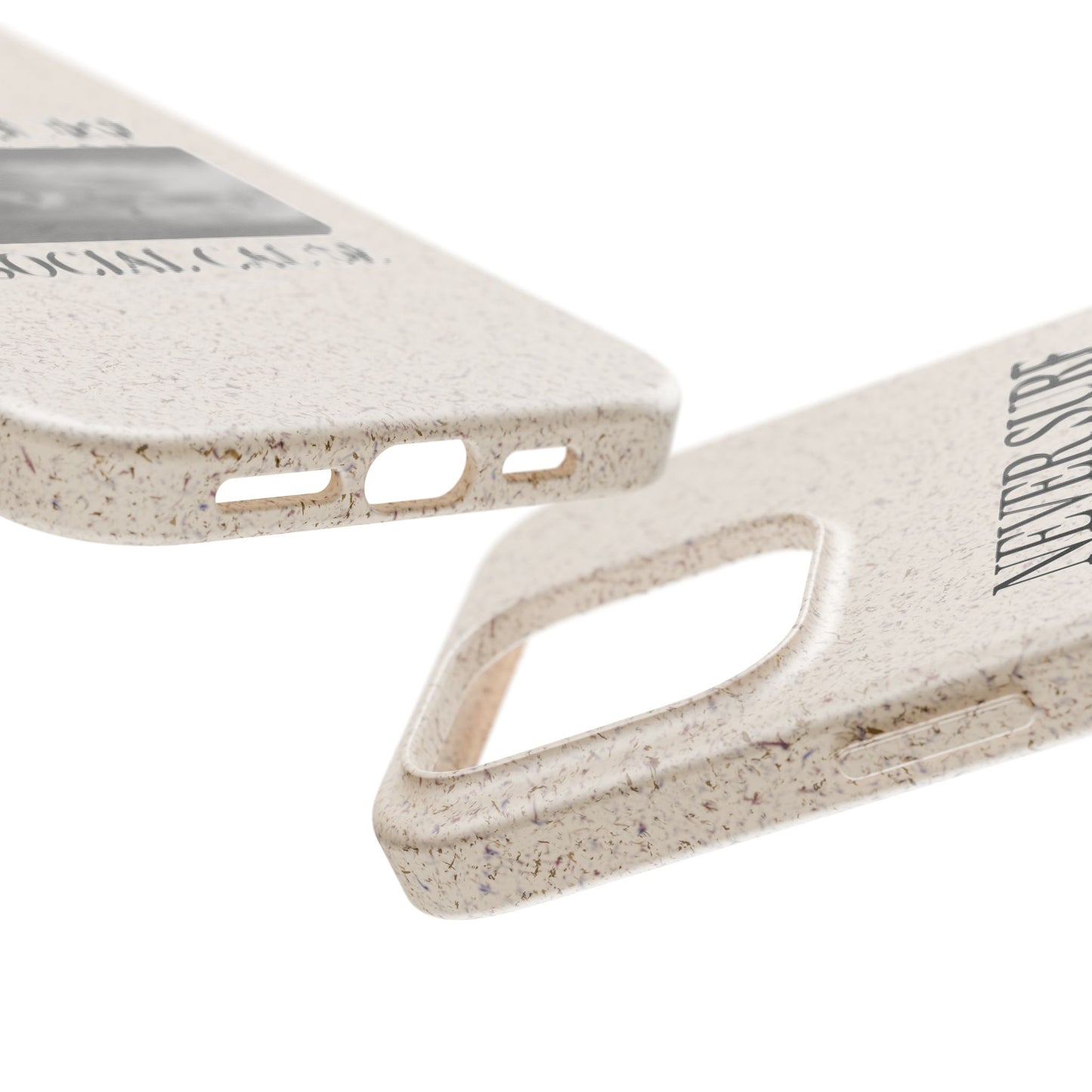 NEVER SURF Biodegradable iPhone Case