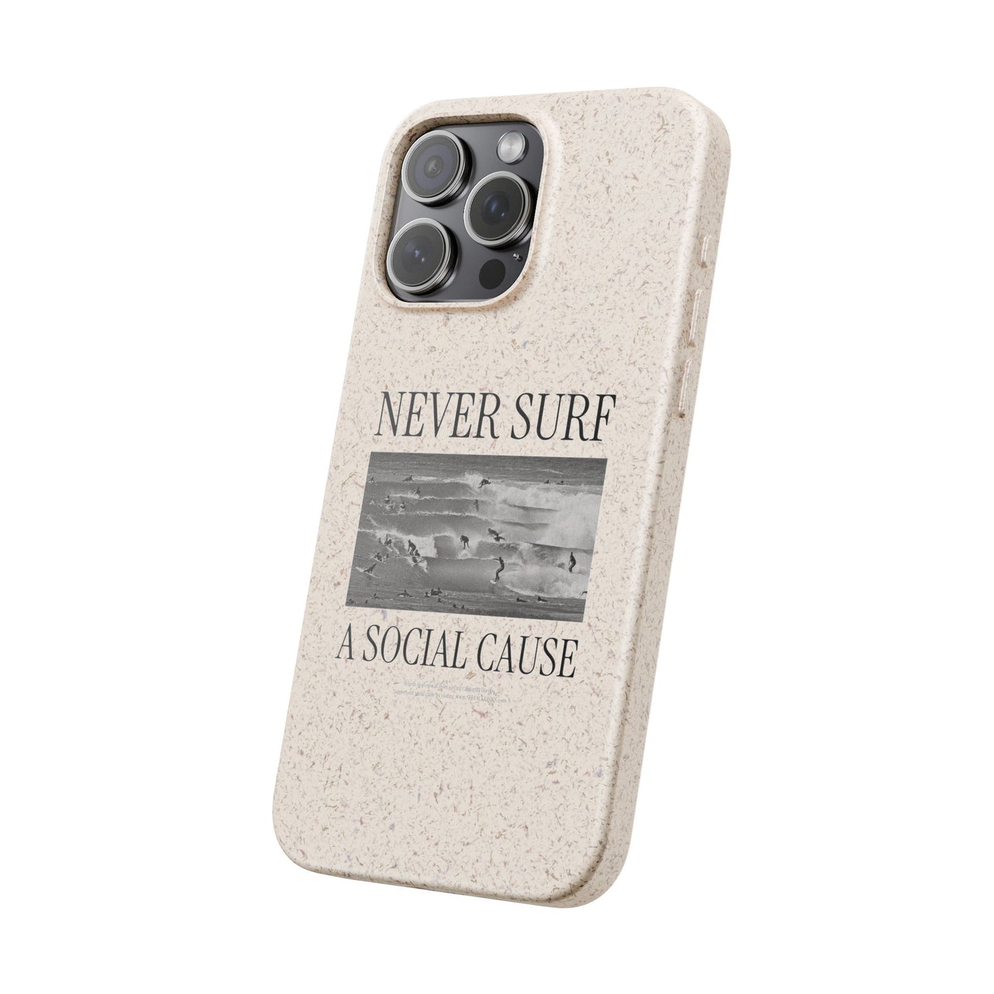 NEVER SURF Biodegradable iPhone Case