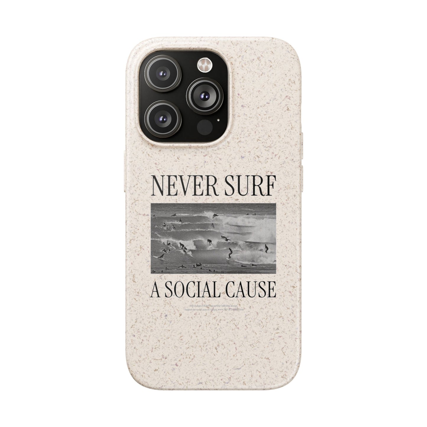 NEVER SURF Biodegradable iPhone Case