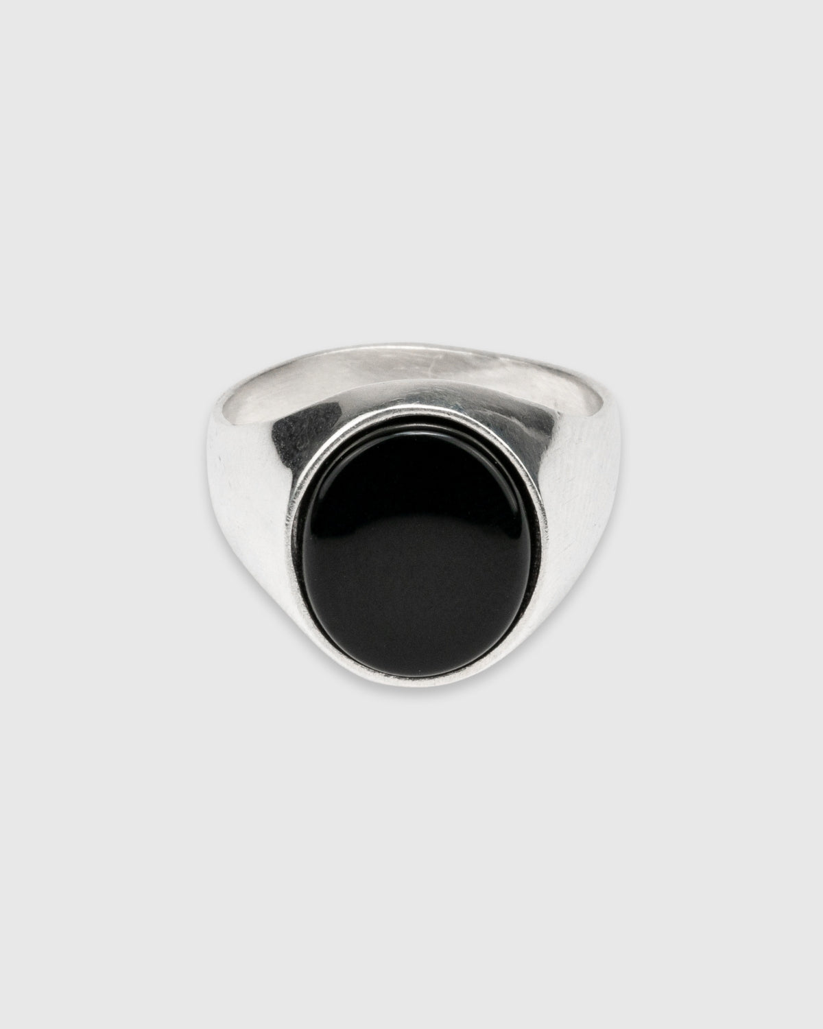 Oval Onyx Signet Ring