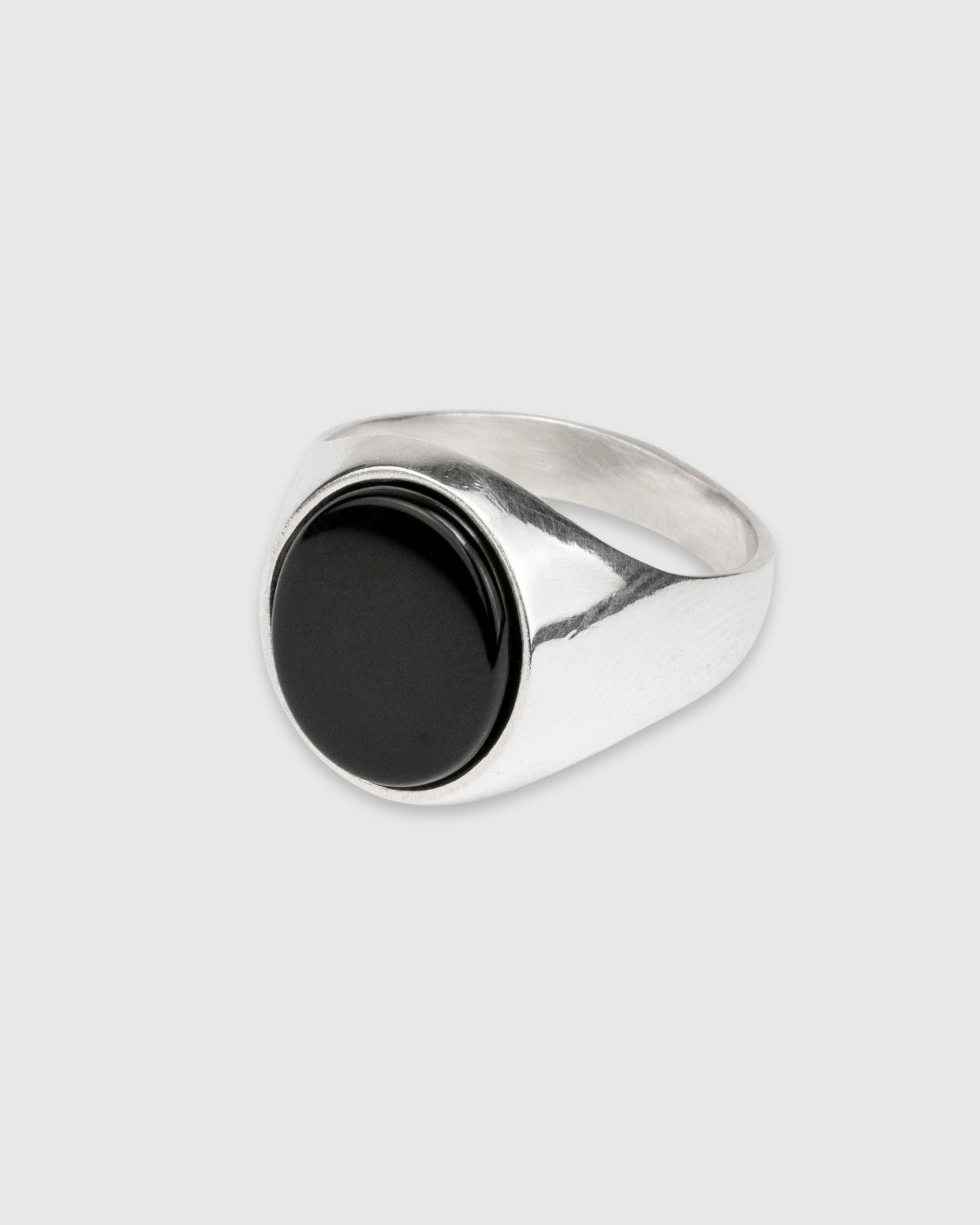 Oval Onyx Signet Ring
