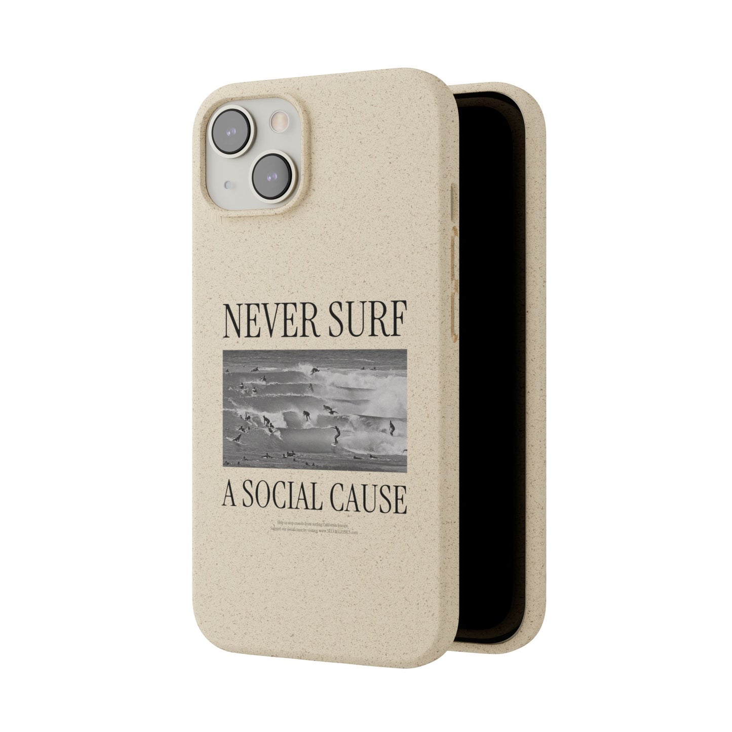 NEVER SURF Biodegradable iPhone Case