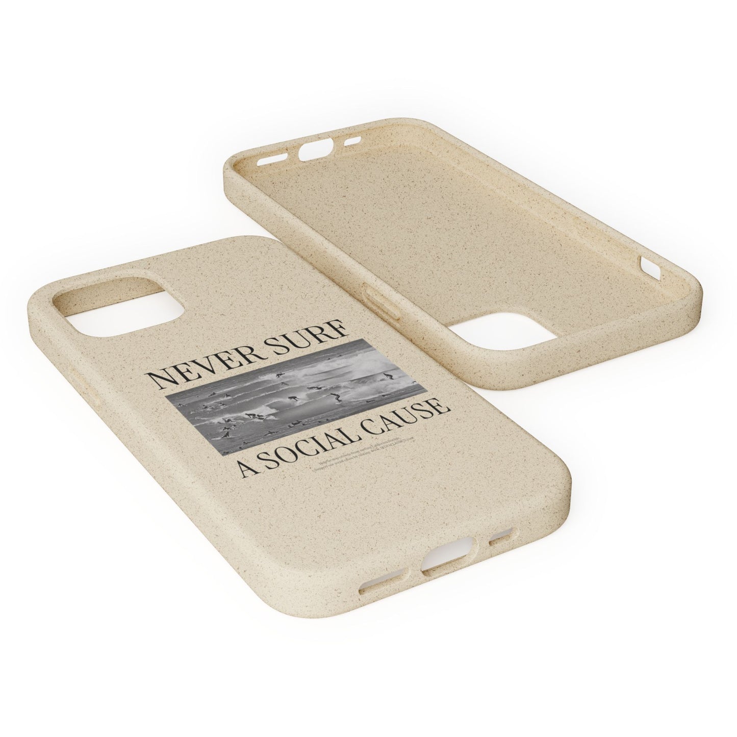 NEVER SURF Biodegradable iPhone Case