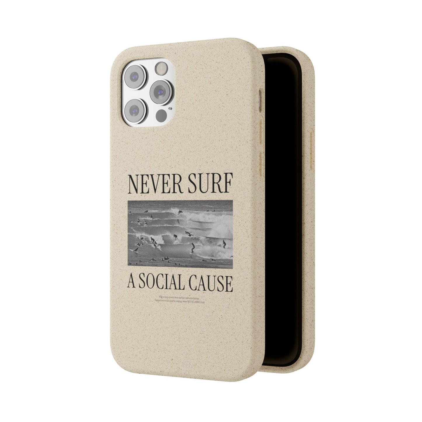 NEVER SURF Biodegradable iPhone Case