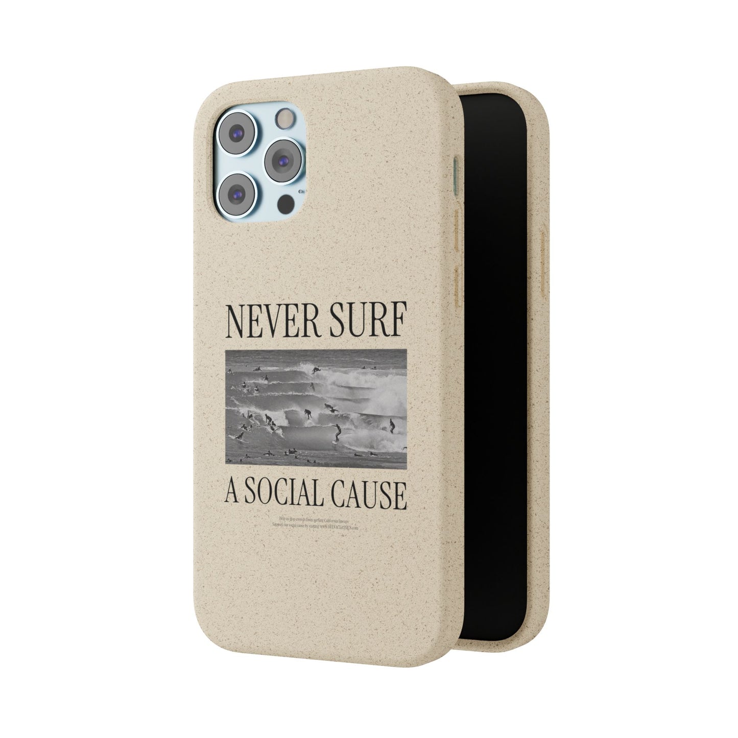 NEVER SURF Biodegradable iPhone Case