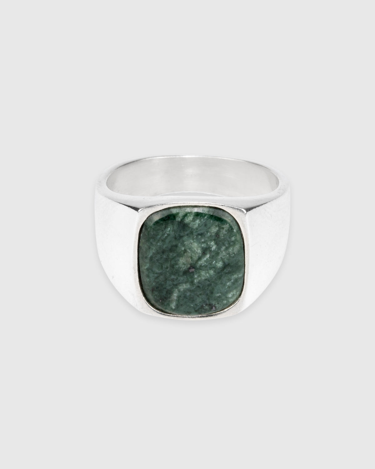 Hudson Green Marble Signet Ring