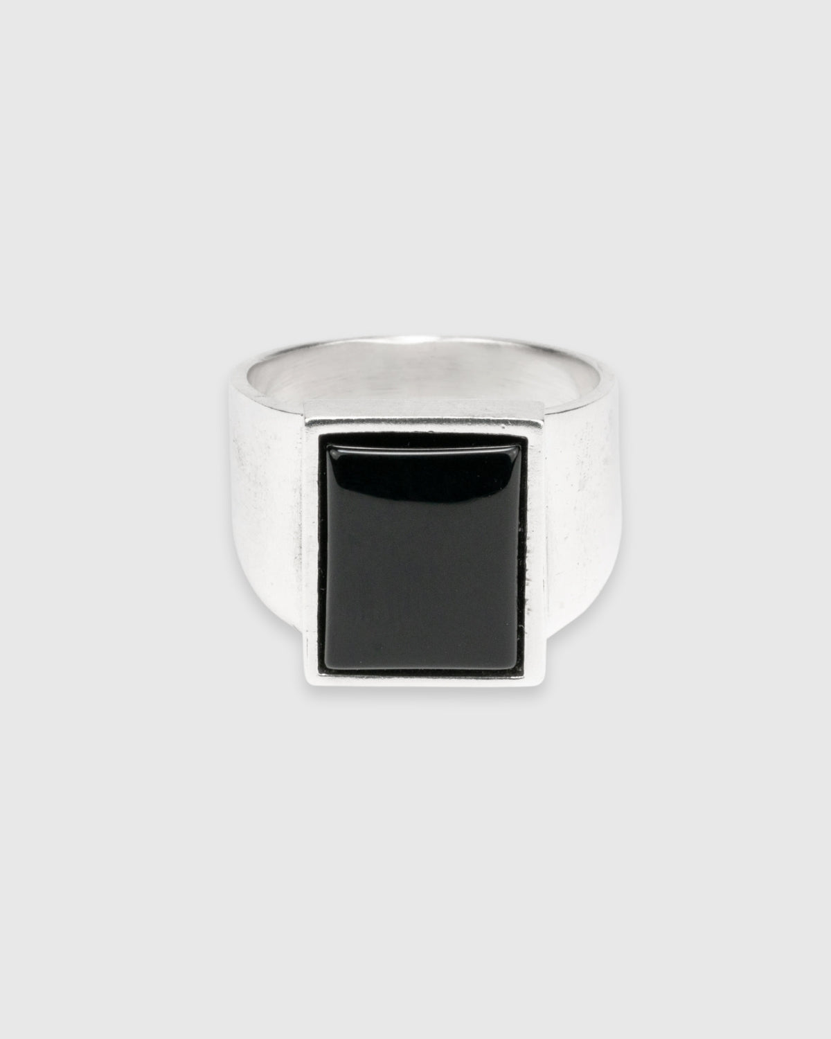 Rectangle Onyx Signet Ring