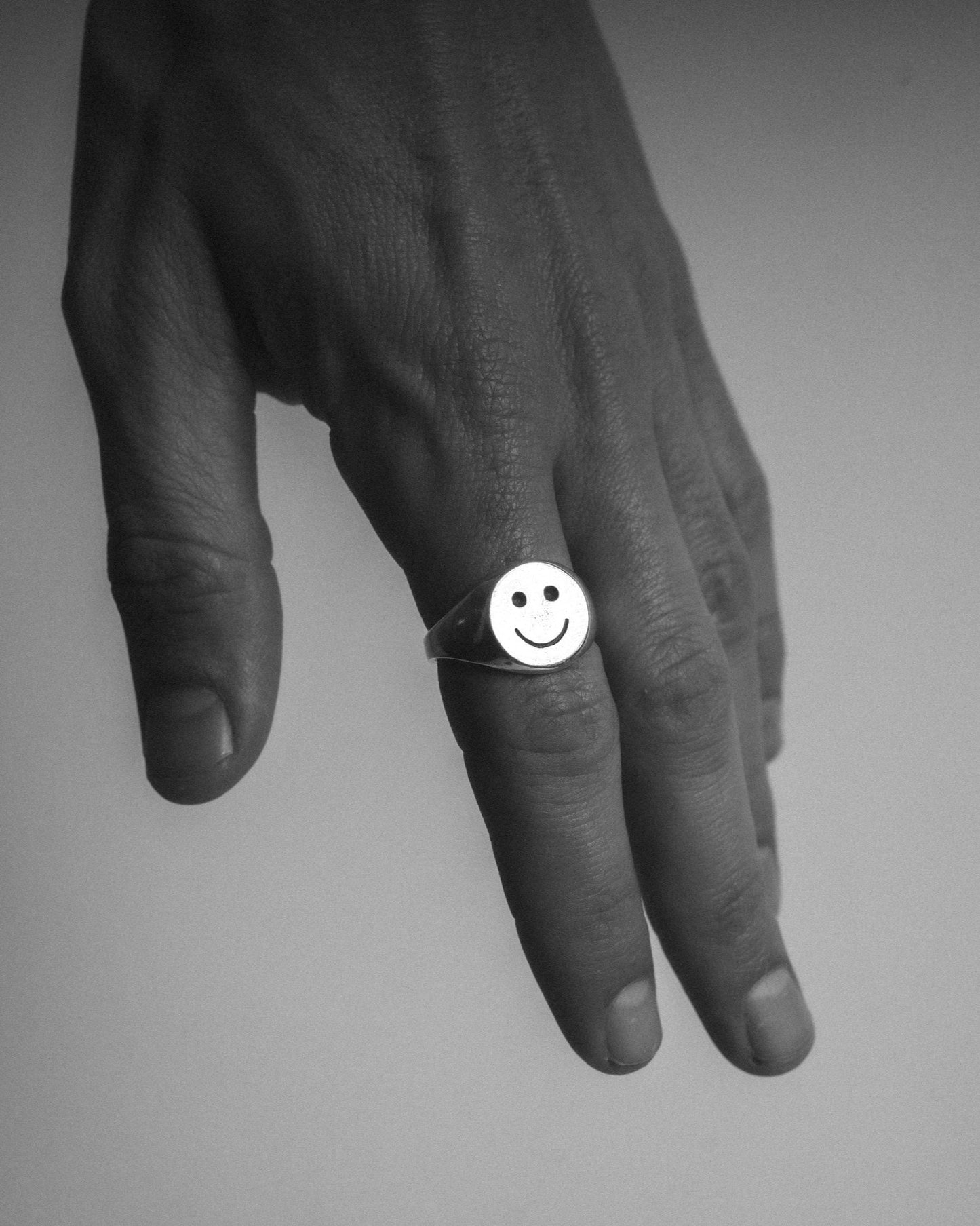 Smile Signet Ring