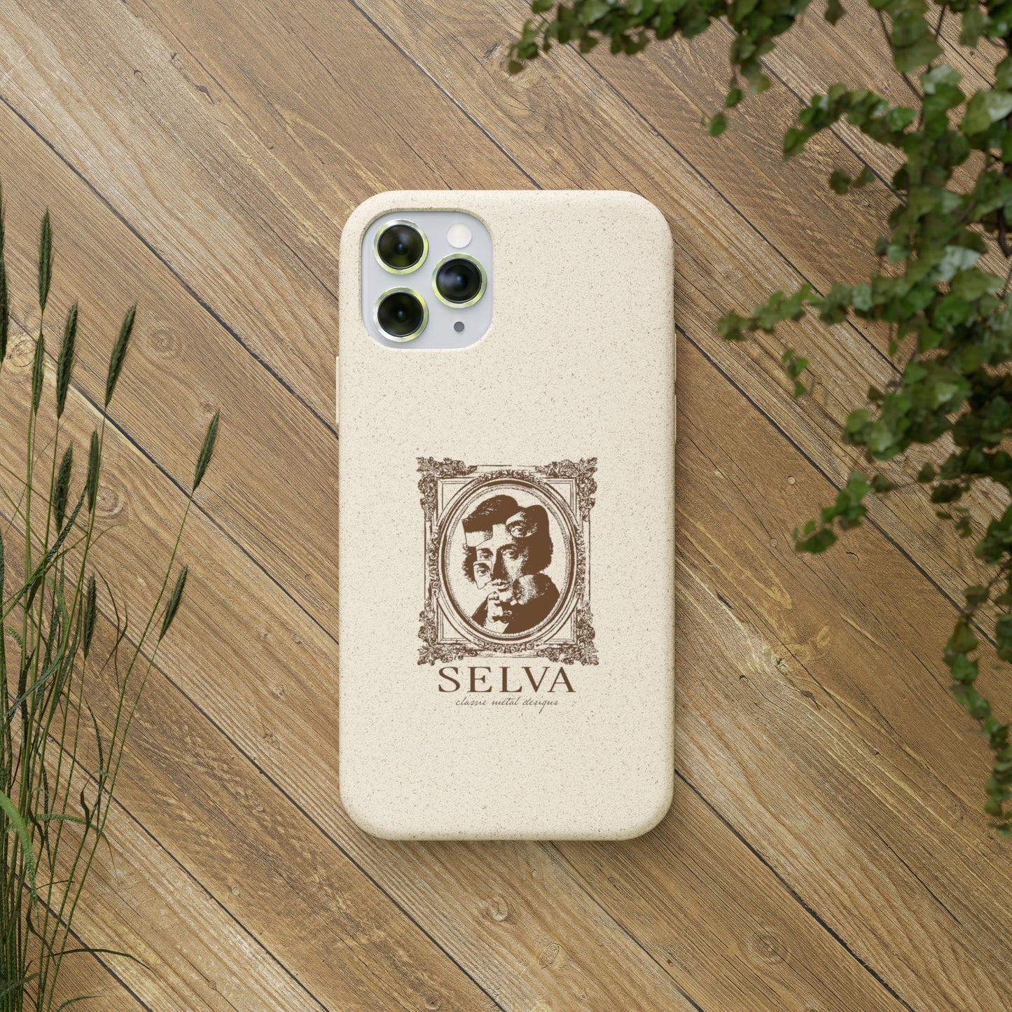 Biodegradable iPhone Case - Natural Brown