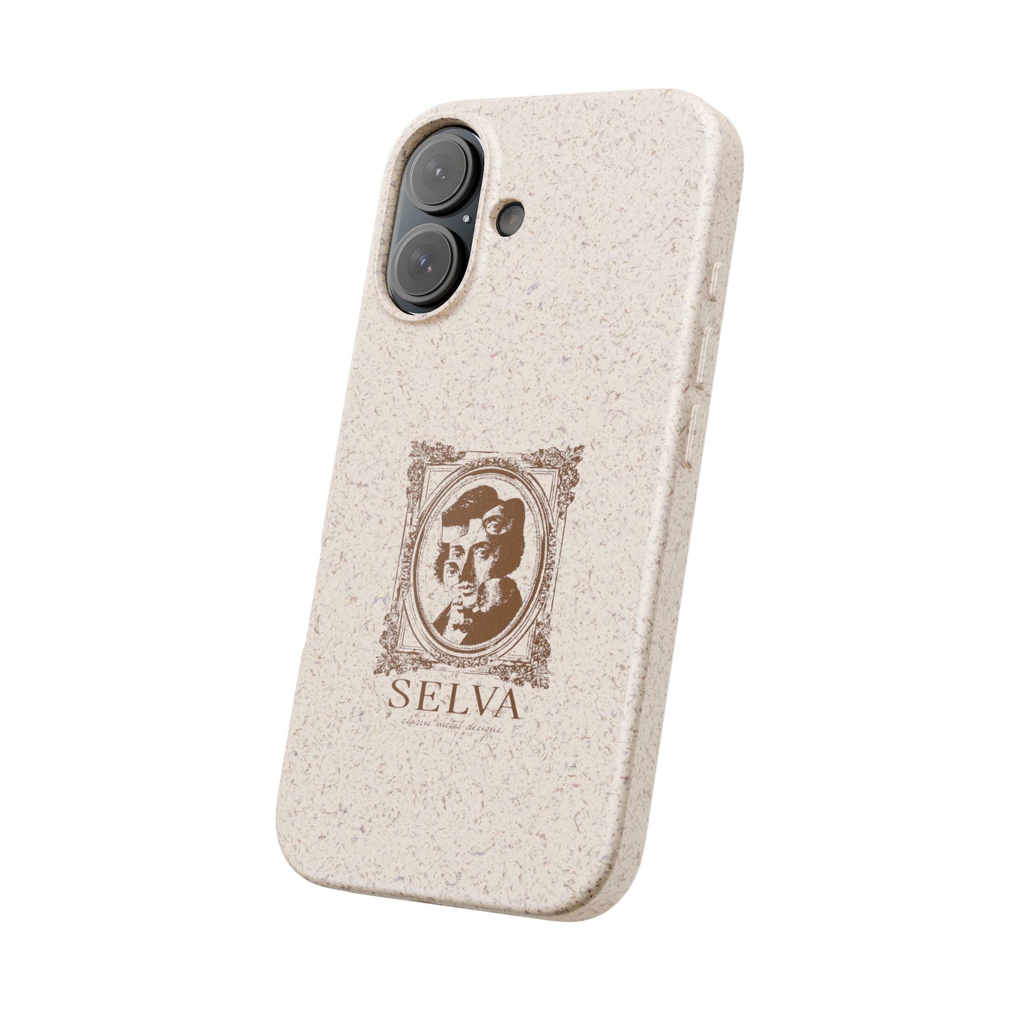 Biodegradable iPhone Case - Natural Brown