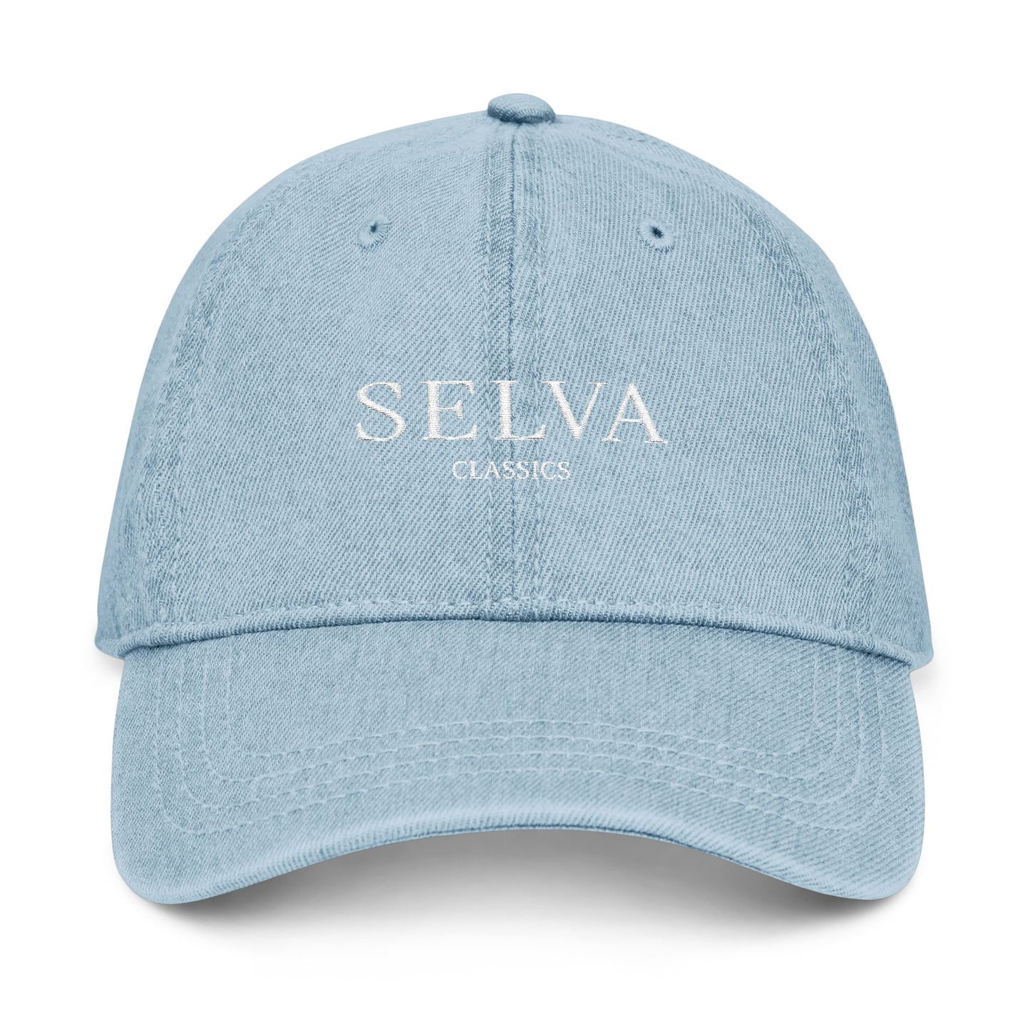 Denim Dad Hat - Selva Classics Embroidery