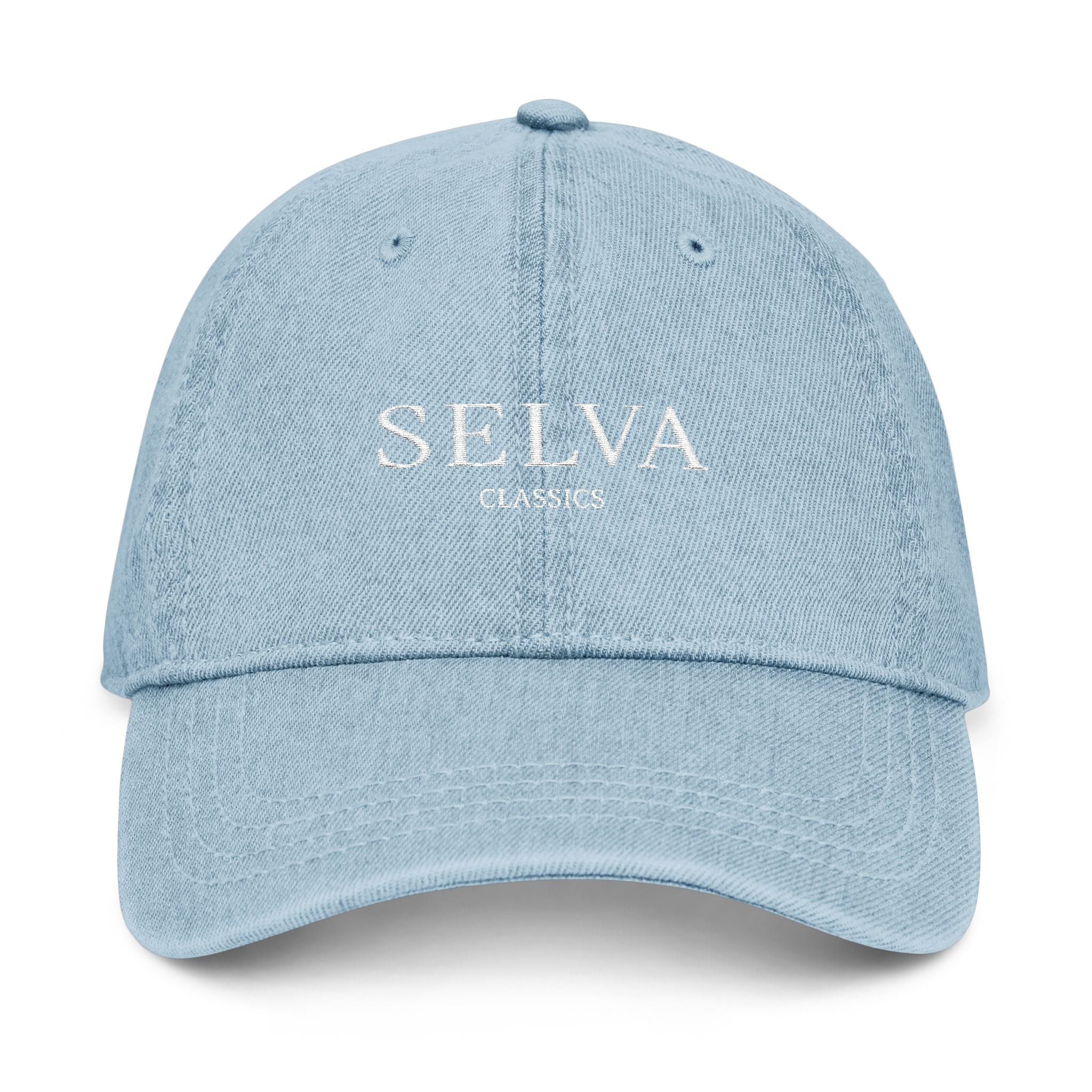 Denim Dad Hat - Selva Classics Embroidery