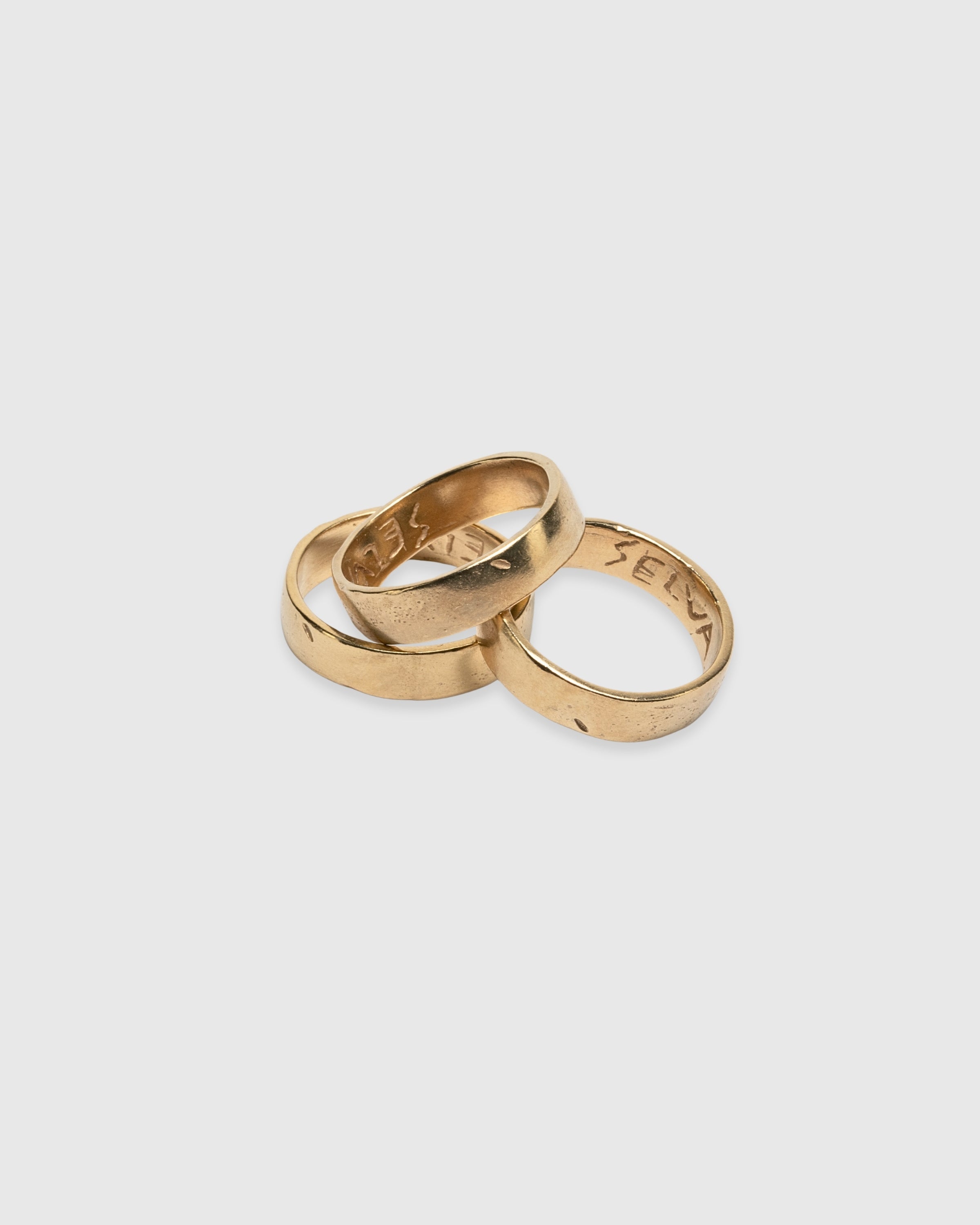 Rugged Band Ring - 14k Solid Gold