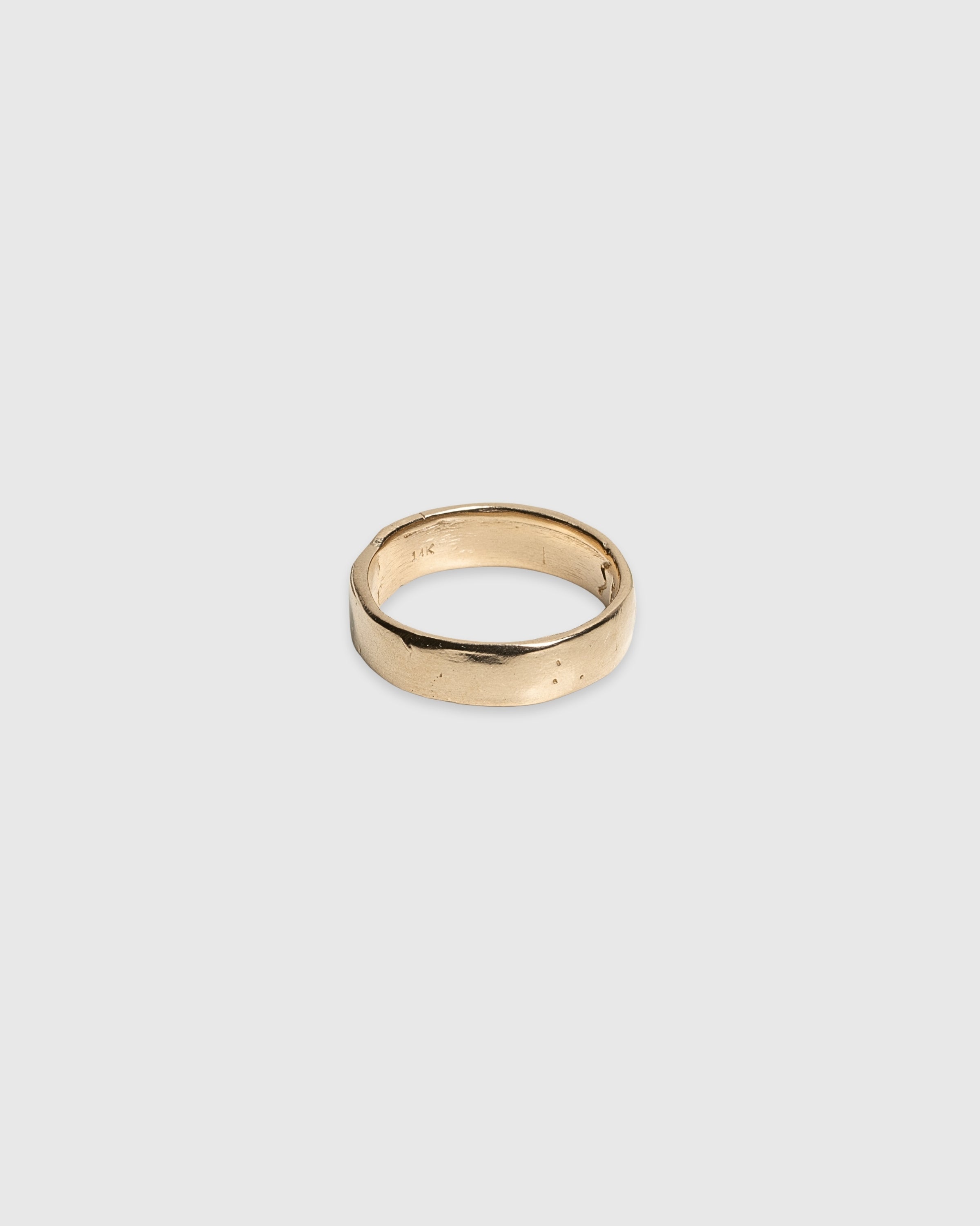 Rugged Band Ring - 14k Solid Gold