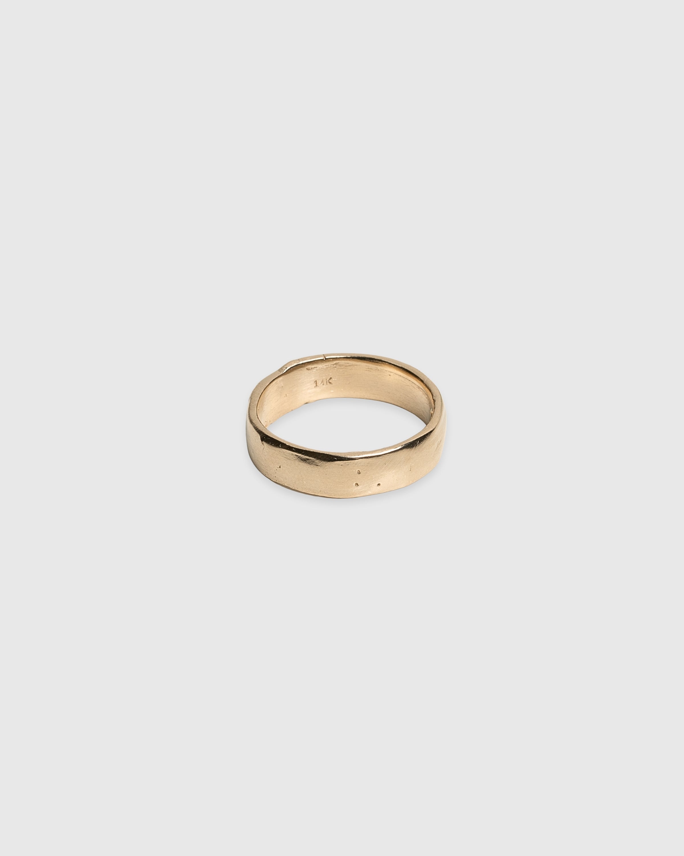 Rugged Band Ring - 14k Solid Gold