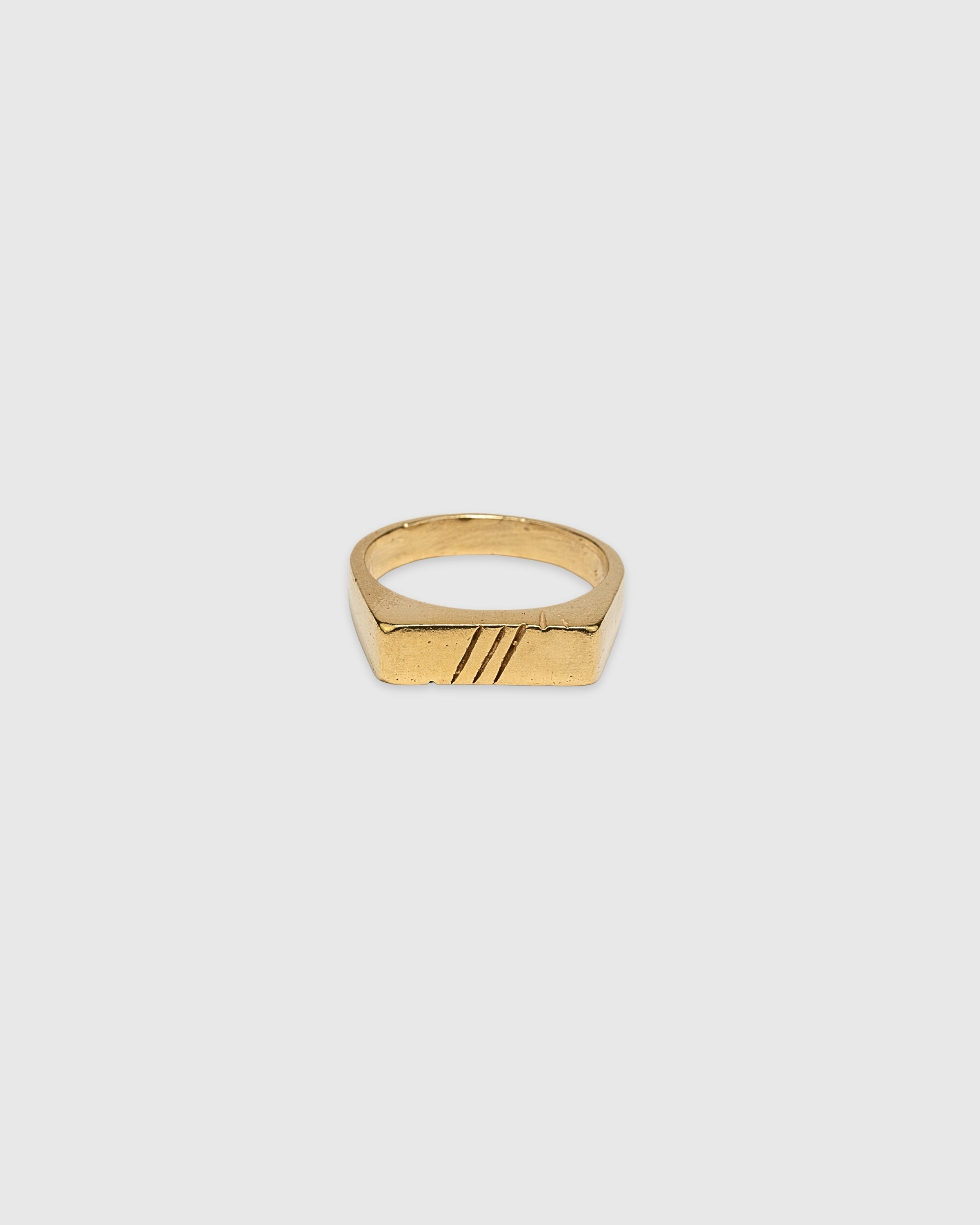 Lucky3Strike Ring - 14k Solid Gold
