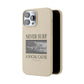 NEVER SURF Biodegradable iPhone Case