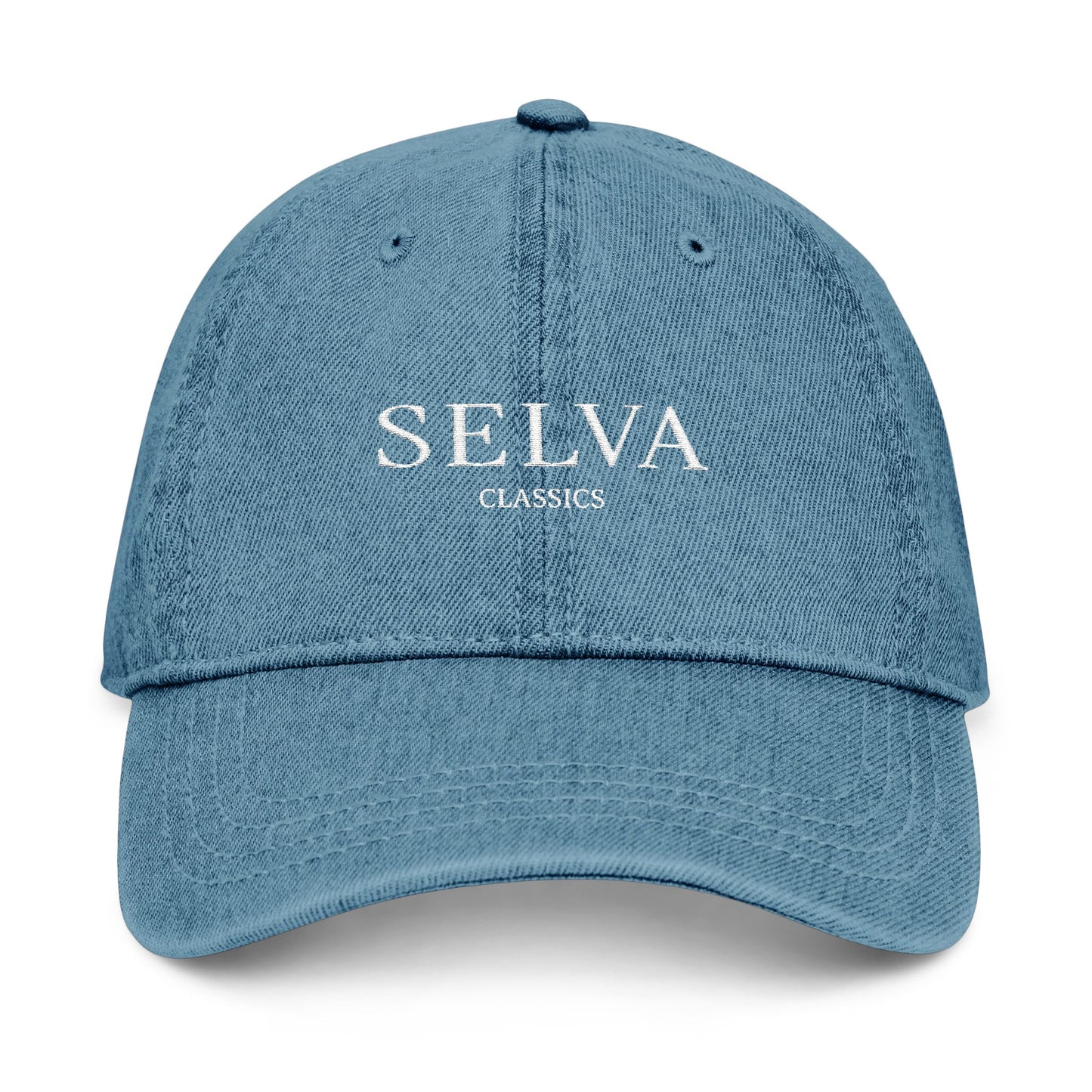 Denim Dad Hat - Selva Classics Embroidery