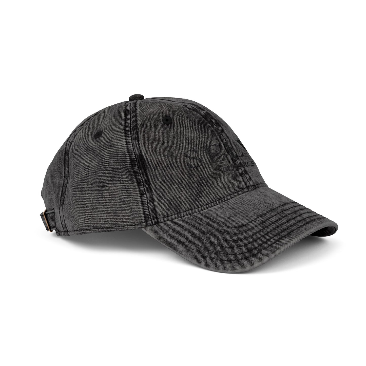 Vintage Dad Cap - Selva Classics Embroidery (Black Stitch)