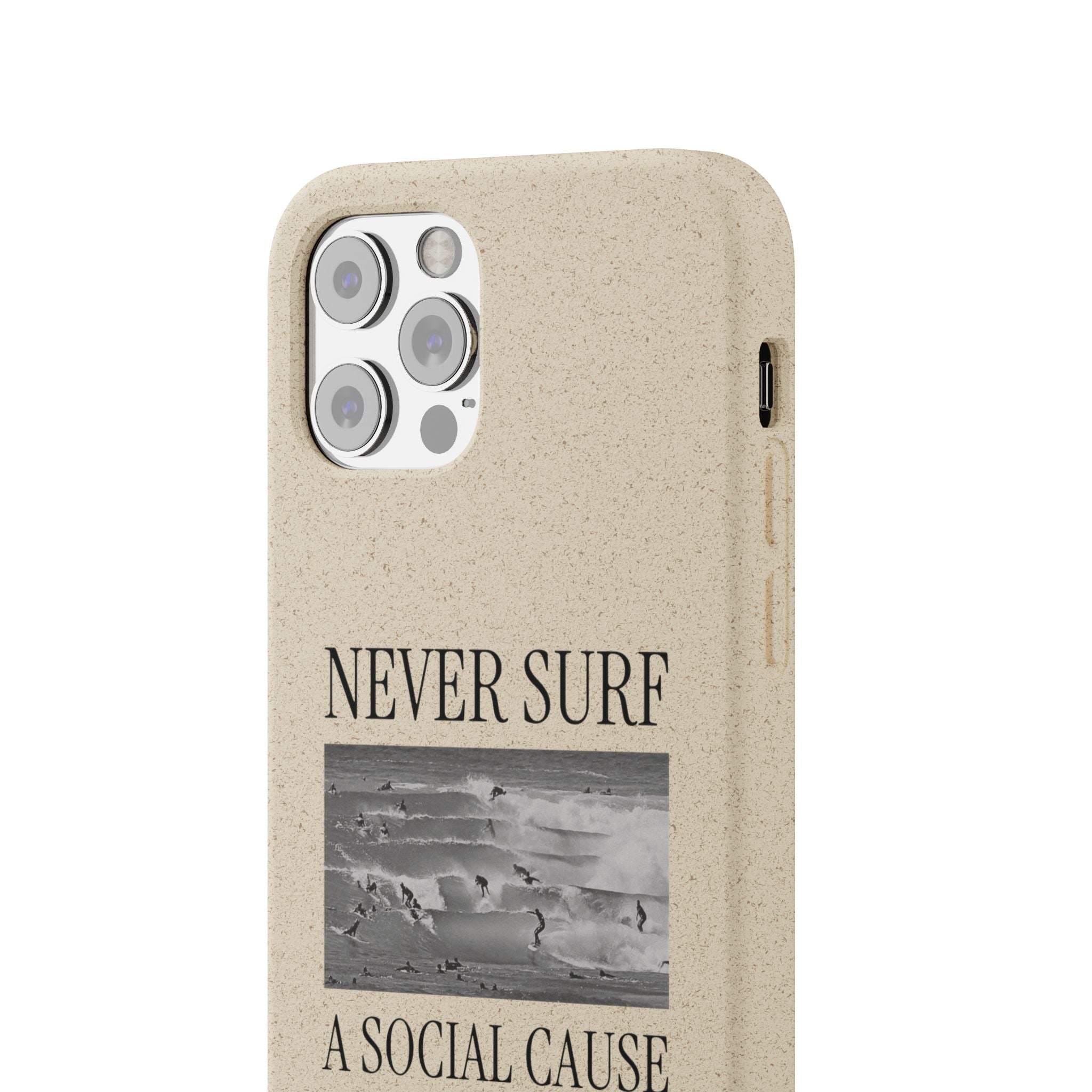 NEVER SURF Biodegradable iPhone Case