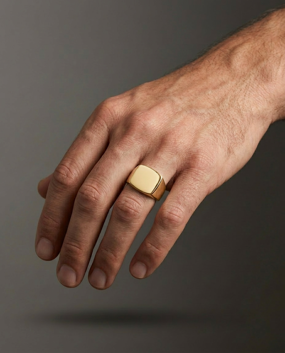Cushion Ring - 14k Solid Gold