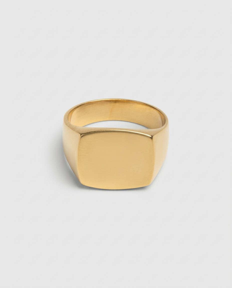 Cushion Ring - 14k Solid Gold