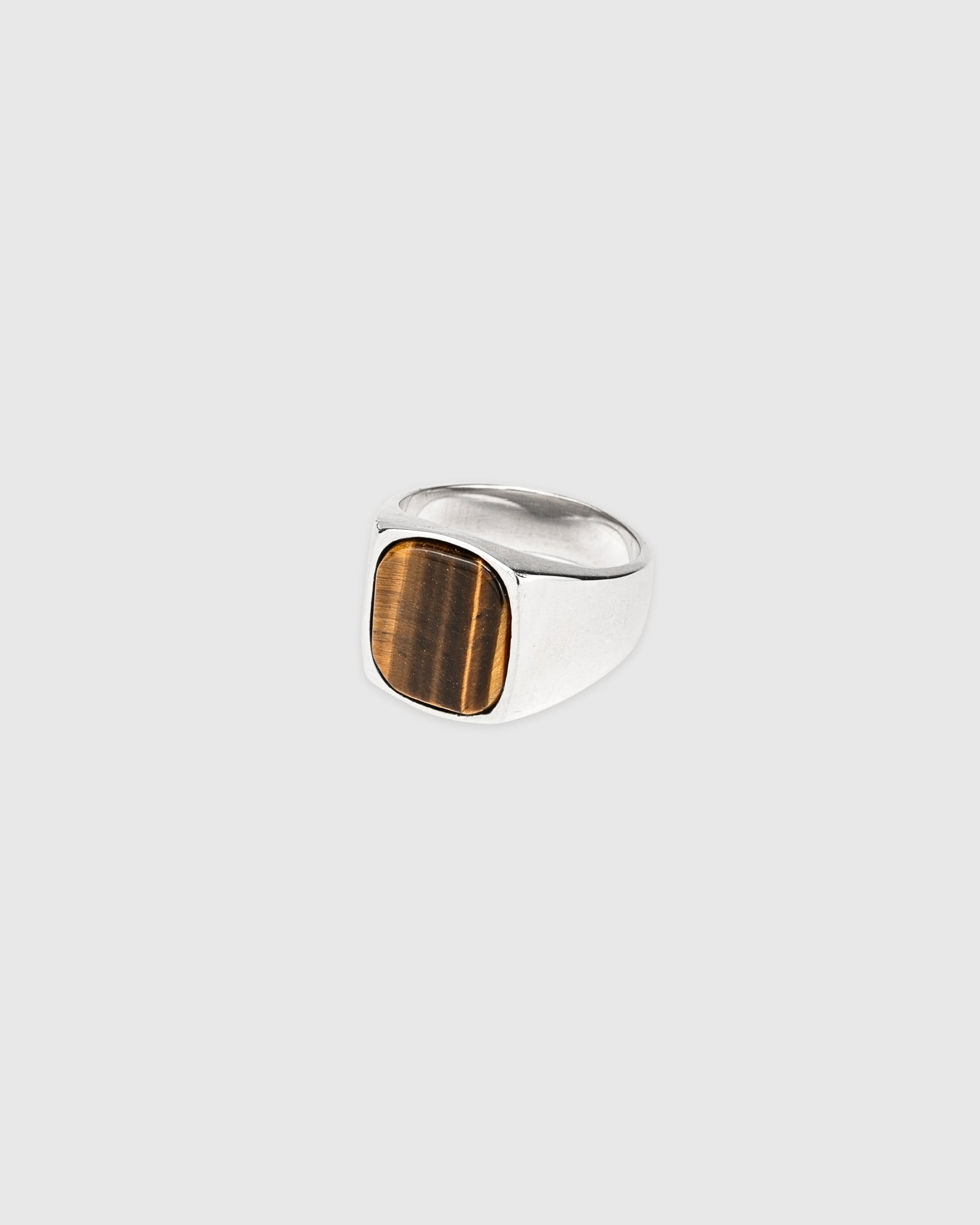 Hudson Tiger's Eye Signet Ring