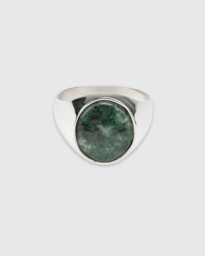 Oval Green Marble