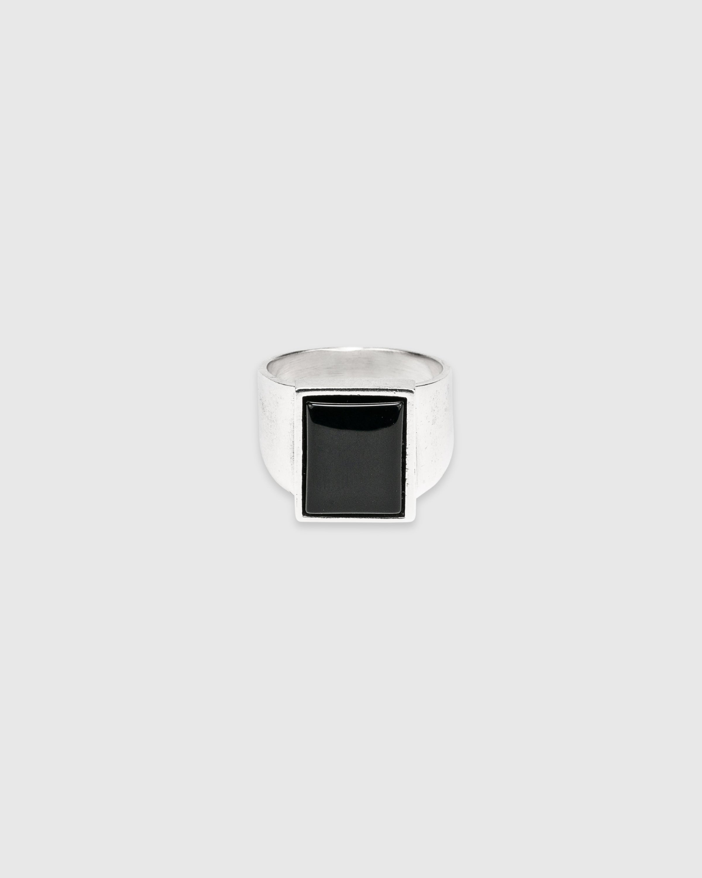 Rectangle Onyx Signet Ring