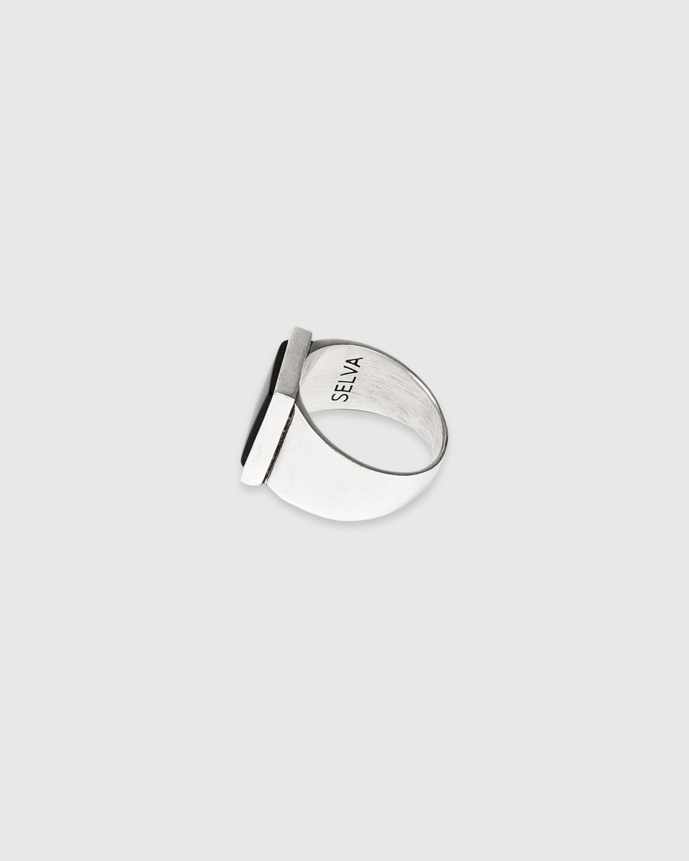 Rectangle Onyx Signet Ring