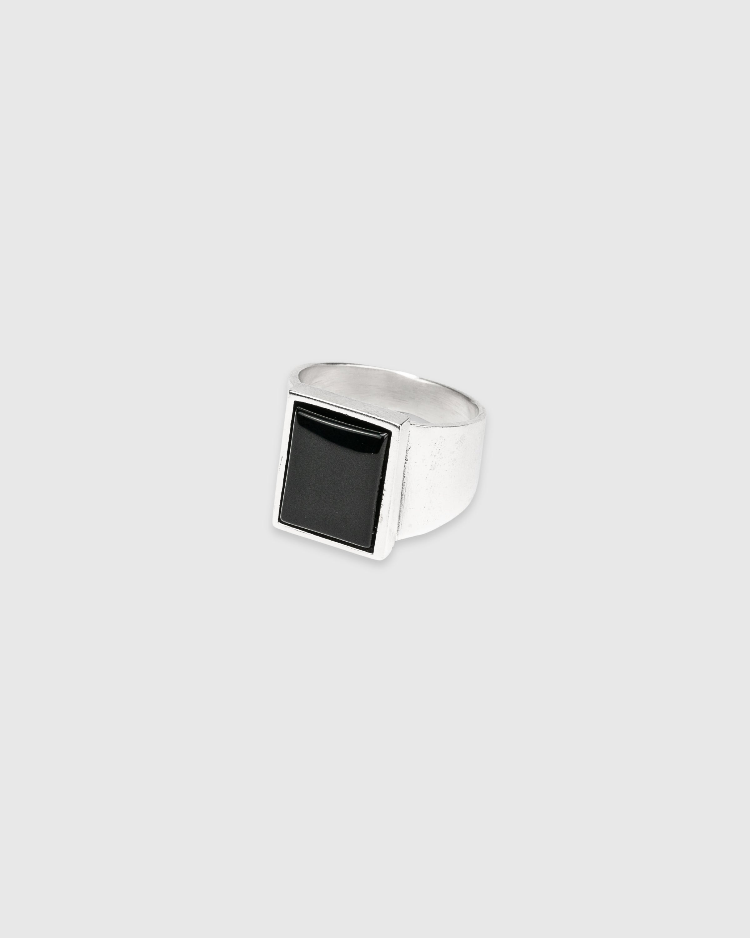 Rectangle Onyx Signet Ring