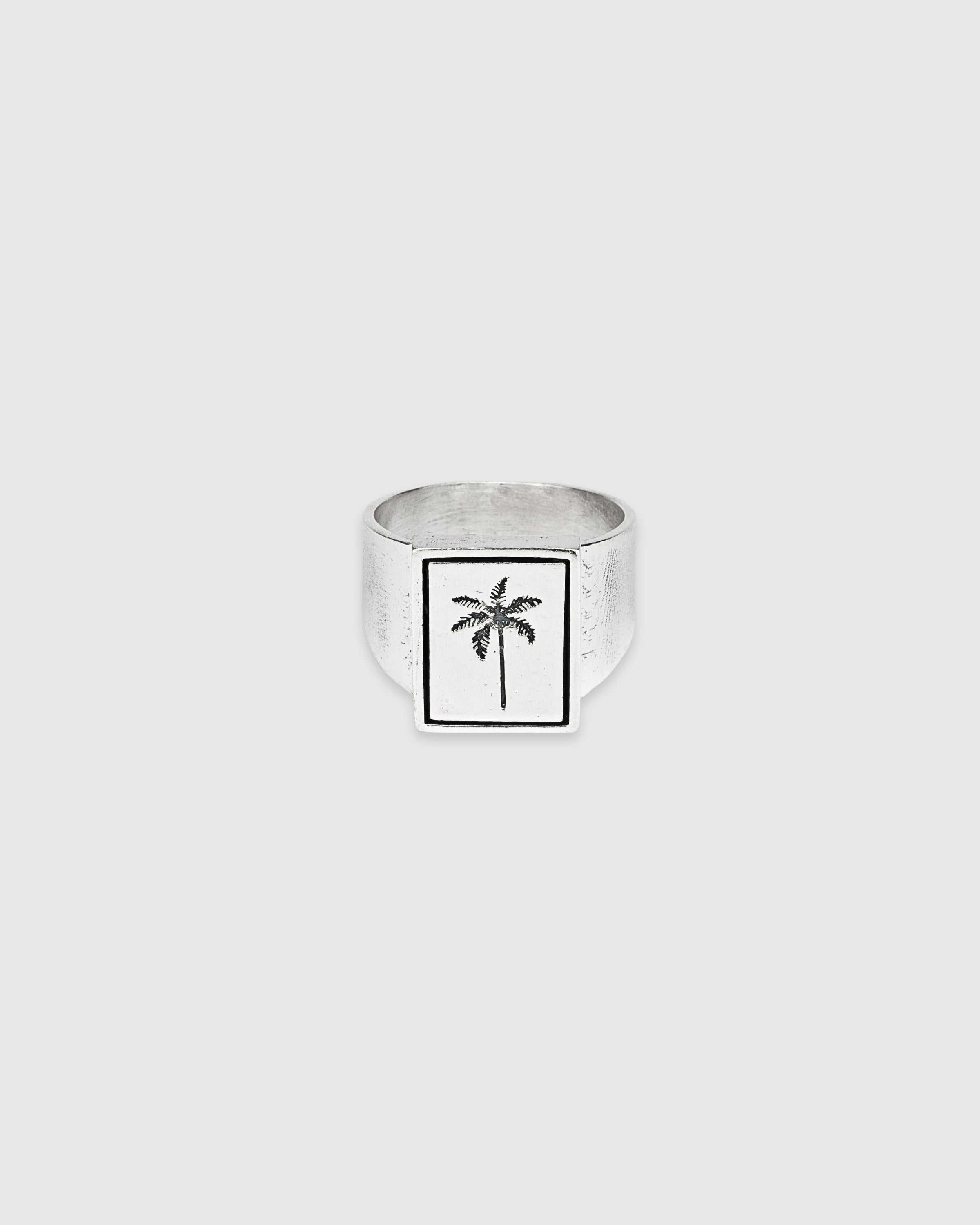 Rectangle Selva Palm Signet Ring