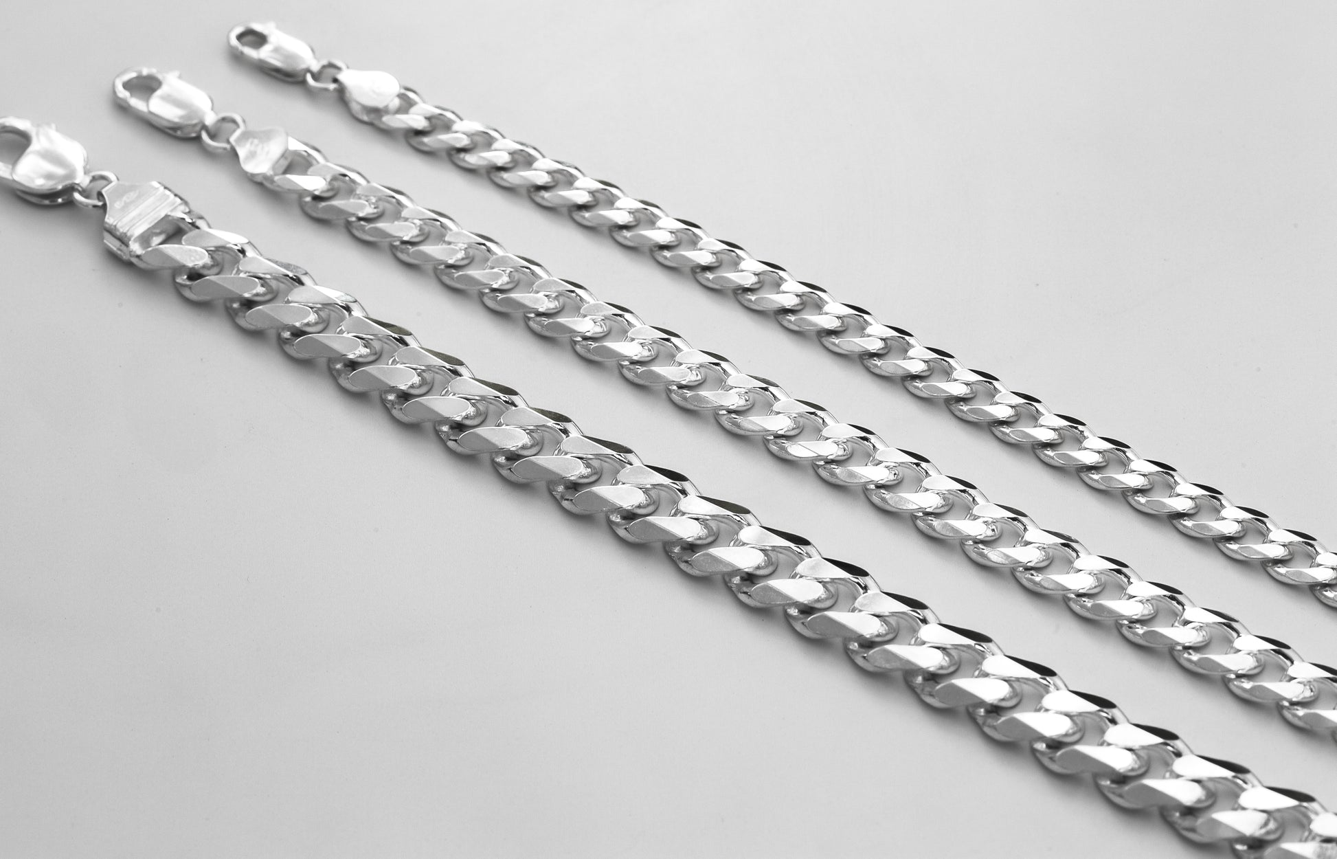 925 Sterling Silver Mens Open Curb Handmade Chain Bracelet -  Canada
